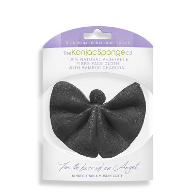 Tissu démaquillant Konjac au Charbon de Bambou