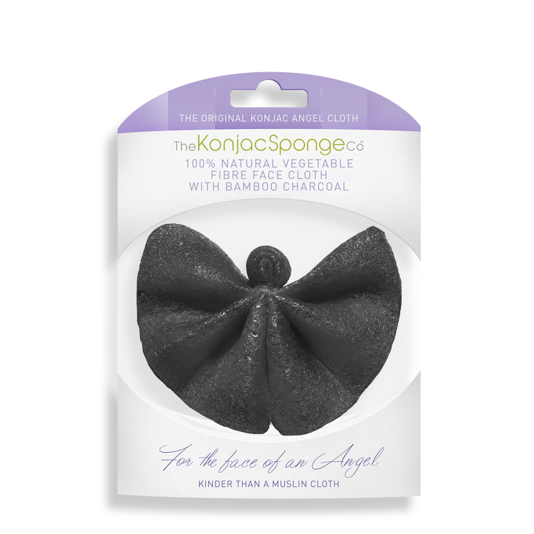 Tissu démaquillant Konjac au Charbon de Bambou
