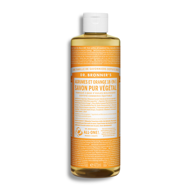 Savon Liquide Végétal - Agrume et Orange - 473 ml