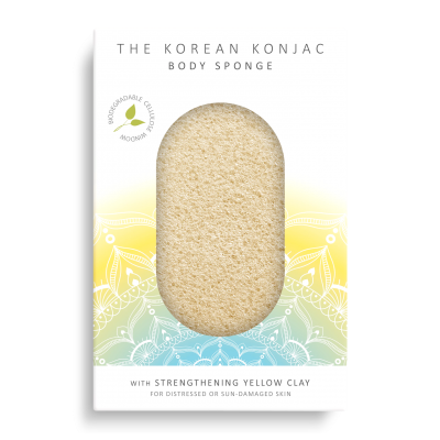 Yellow Clay Bath Sponge