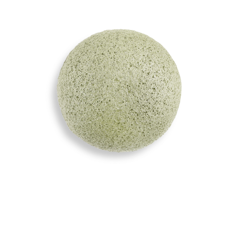 Konjac Sponge Puff with Added French Green Clay