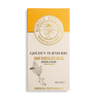 Raw Chocolate Bliss Bar - Golden Turmeric