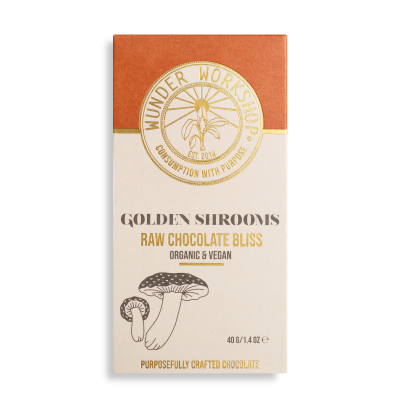 Raw Chocolate Bliss Bar - Golden Shrooms