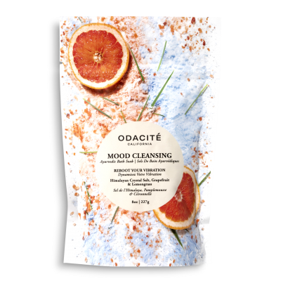 Mood Cleansing - Himalayan Crystal Salt - Grapefruit & Lemongrass - Ayurvedic Bath Soak