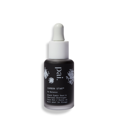Carbon Star - Huile de Nuit Détoxifiante pour le Visage Nigelle et Charbon
