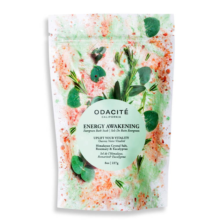 Energy Awakening - Himalayan Crystal Salt, Rosemary & Eucalyptus Evergreen Bath Soak