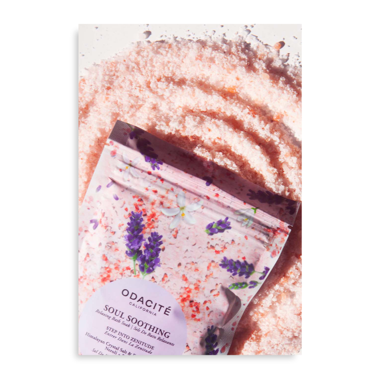 Soul Soothing - Himalayan Crystal Salt & French Lavender Neroli + Patchouli relaxing bath Soak