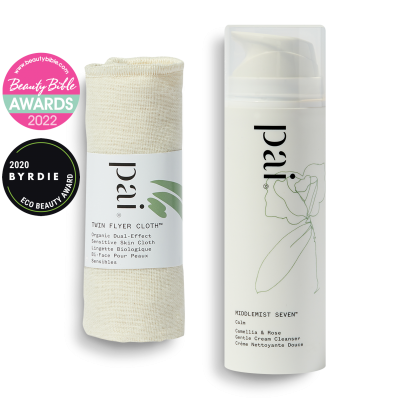 Middlemist Seven - Gentle Cream Cleanser and Cloth for Sensitive Skin
