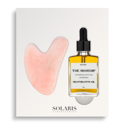 Gua Sha + Rosehip oil