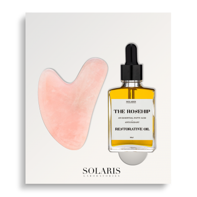 Gua Sha + Rosehip oil