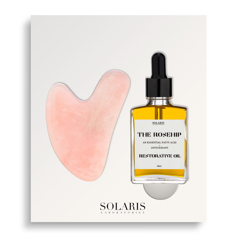 Gua Sha + Rosehip oil