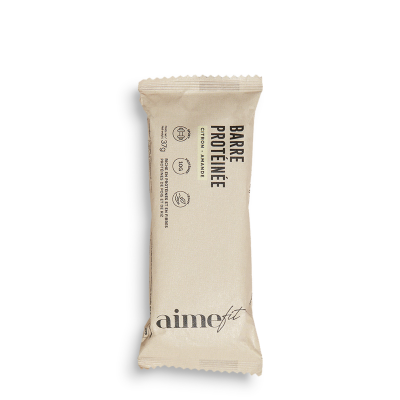 Barre proteinée Citron & Amande - Aime Fit