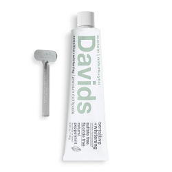 Dentifrice Naturel Premium Blanchissant pour Dents Sensibles - Menthe Poivrée