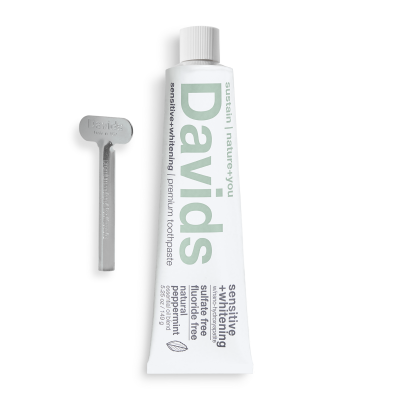 Dentifrice Naturel Premium Blanchissant pour Dents Sensibles - Menthe Poivrée - 149g