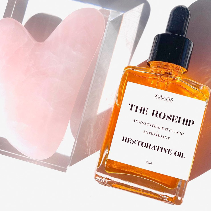 Coffret Gua Sha + Rosehip - SOLARIS LABORATORIES NY
