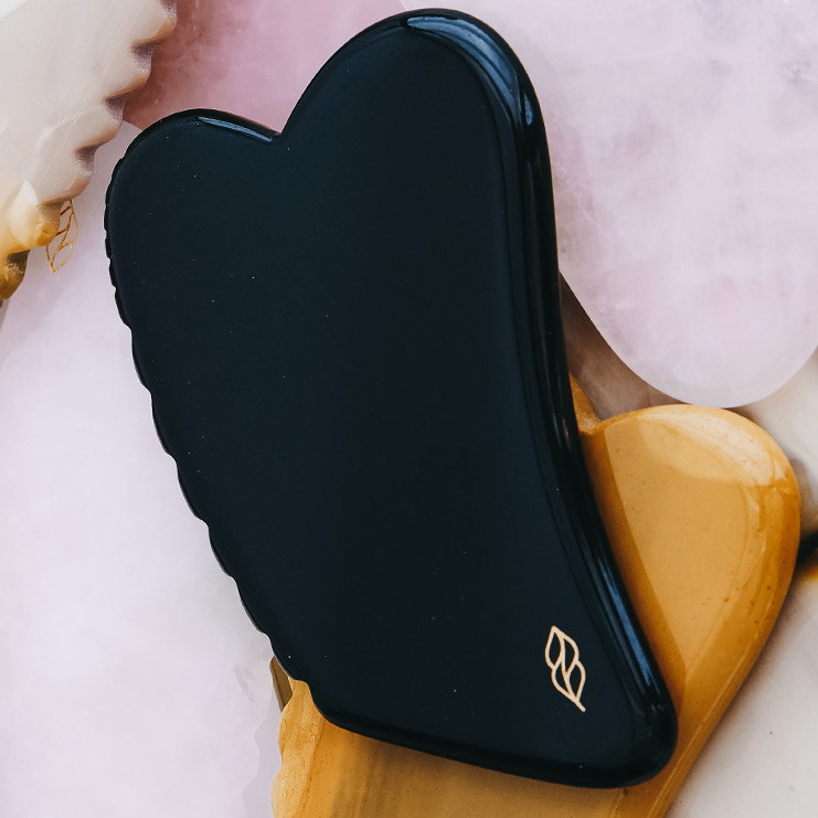 BAZAR BIO TOOLS - Gua Sha Obsidienne Noire